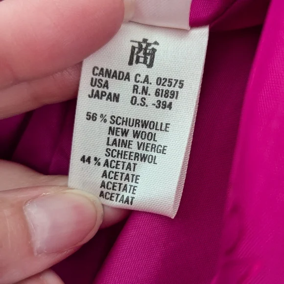 Escada Margaretha Ley Vintage Designer Barbie Pink Fuchsia Blazer 34 - Picture 9 of 10